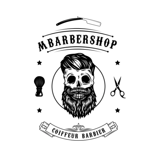 logo d'un salon de coiffure barbershop